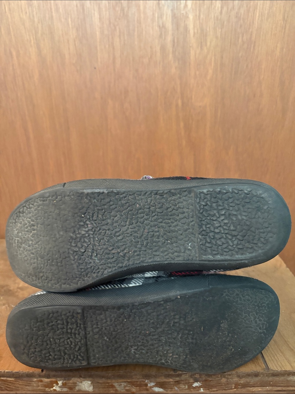 Blowfish Black Gray Plaid Ankle Booties - Picture 4 of 5